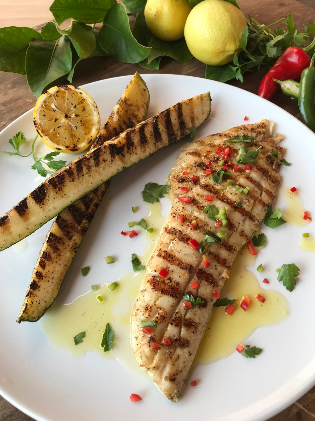 Simply Grilled Rockfish
