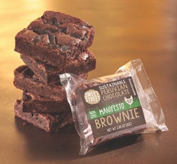 Peruvian Chocolate Brownie at California Fish Grill