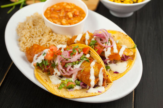 Battered Fish Taco at California Fish Grill